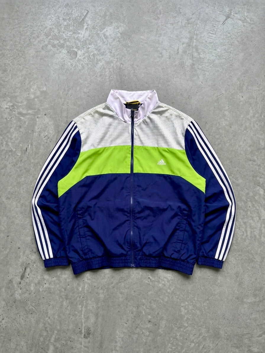 ADIDAS CLASSIC 3 LINED TRACK JACKET (L/XL)
